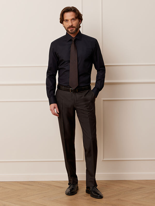 BRĄZOWE SPODNIE DO GARNITURU - MIKSUJ I ŁĄCZ