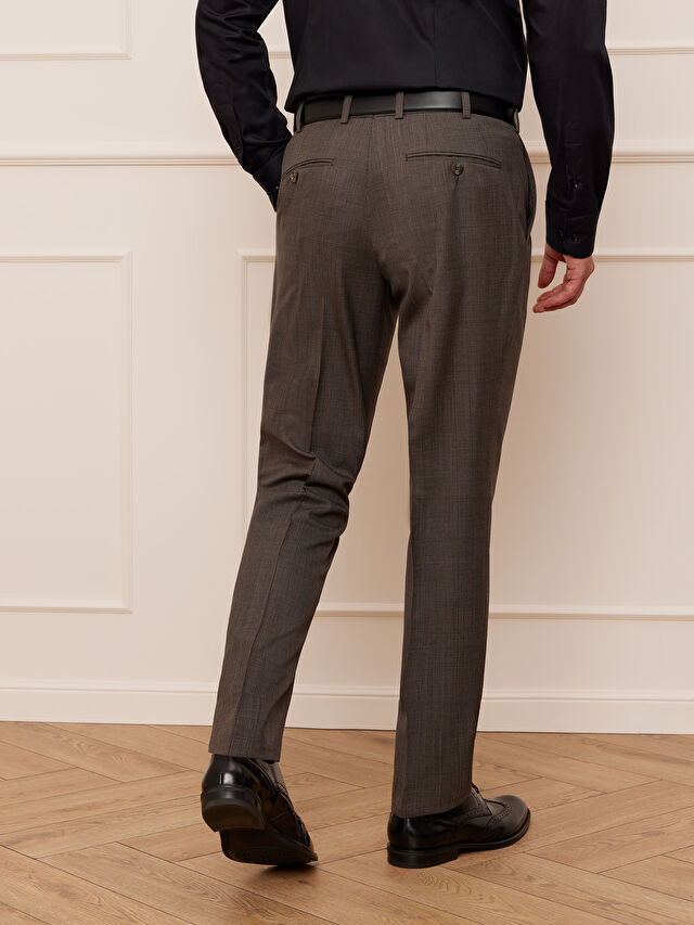 BRĄZOWE SPODNIE DO GARNITURU - MIKSUJ I ŁĄCZ