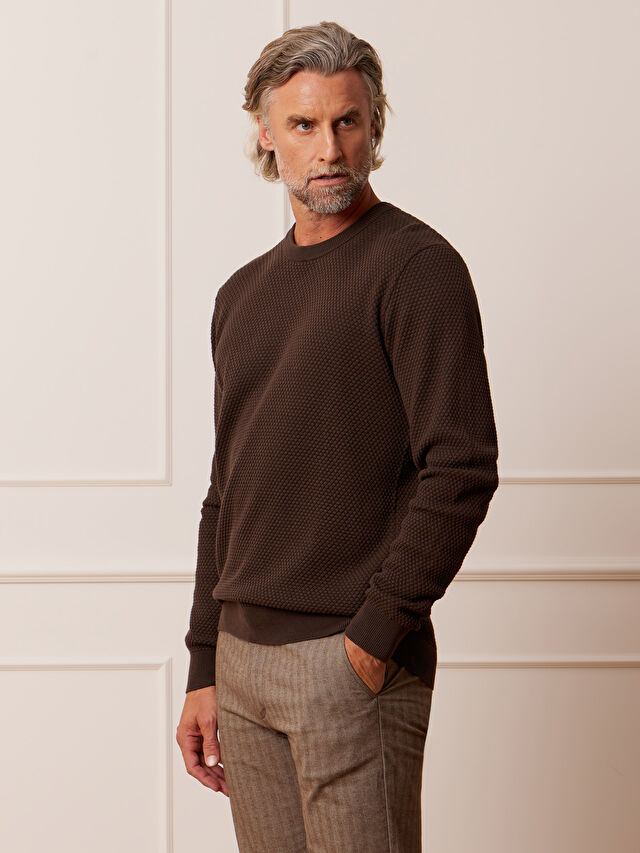 BRĄZOWY SWETER BICKNELL