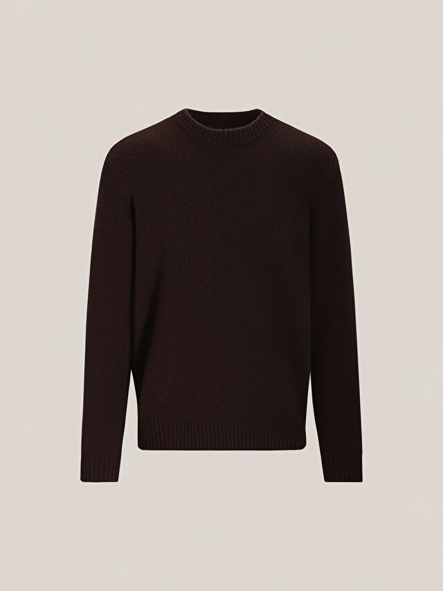 BRĄZOWY SWETER RUCKER