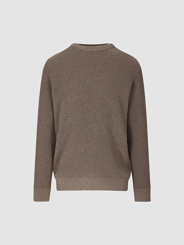 BRĄZOWY SWETER GERALD