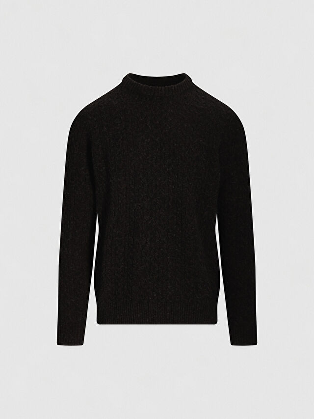 BRĄZOWY SWETER CALIENTE