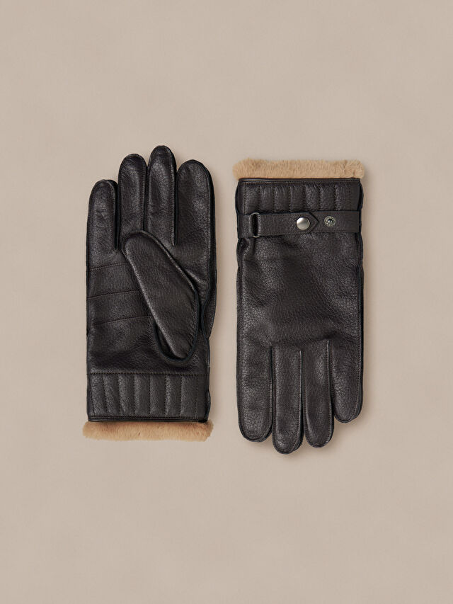 SKÓRZANE RĘKAWICZKI