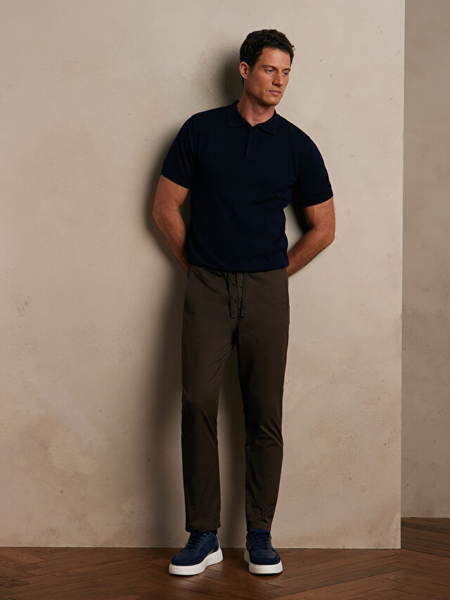 BRĄZOWE SPODNIE SEYMOUR