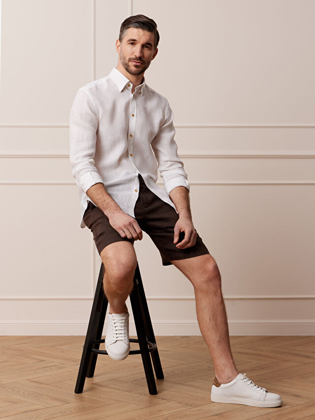 BRĄZOWE SZORTY CROYDON