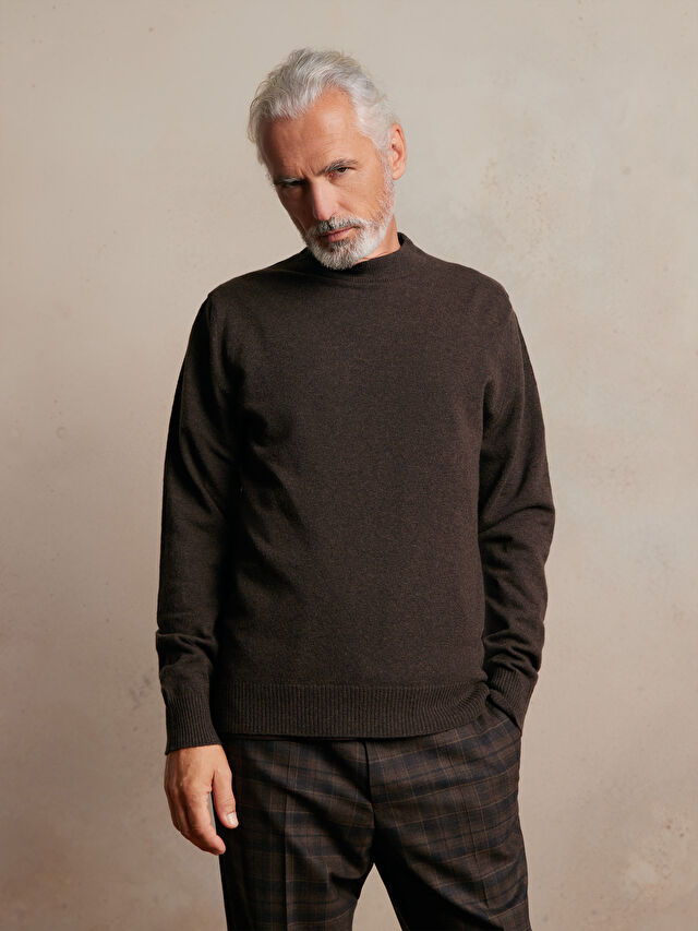 SWETER RYEBANK Z WEŁNY MERINO Z DODATKIEM KASZMIRU