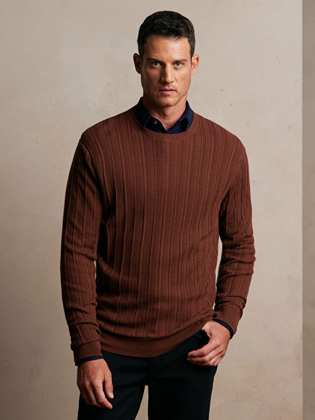 SWETER AUSTIN Z WEŁNY MERINO