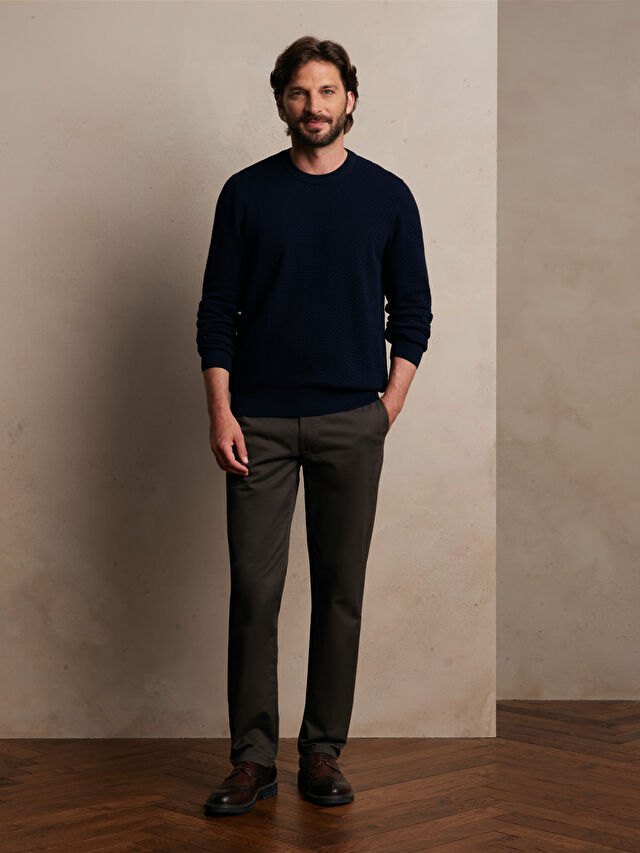 BRĄZOWE SPODNIE CLARENCE