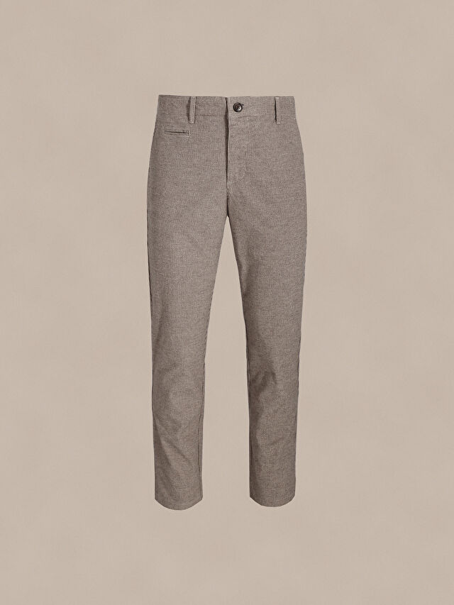 BRĄZOWE SPODNIE LAPIS