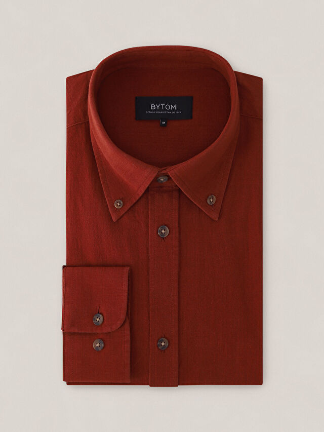 POMARAŃCZOWA KOSZULA MALMO DŁUGI REKAW