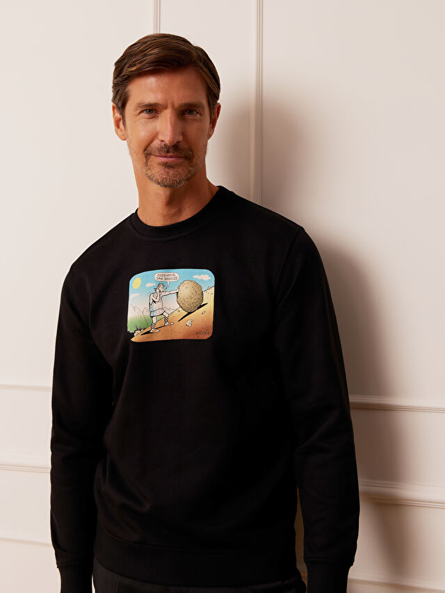 CZARNA BLUZA MLECZKO