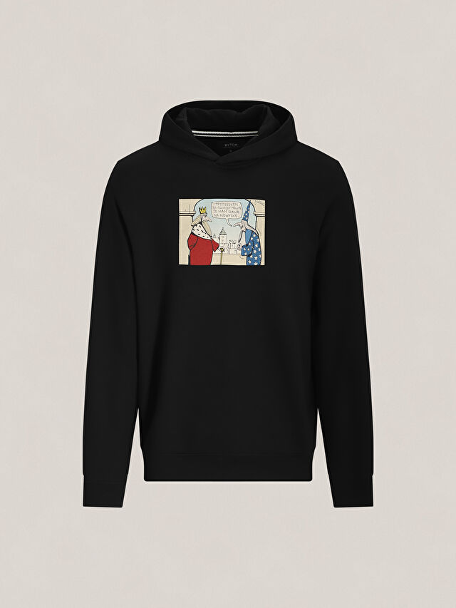 CZARNA BLUZA MLECZKO