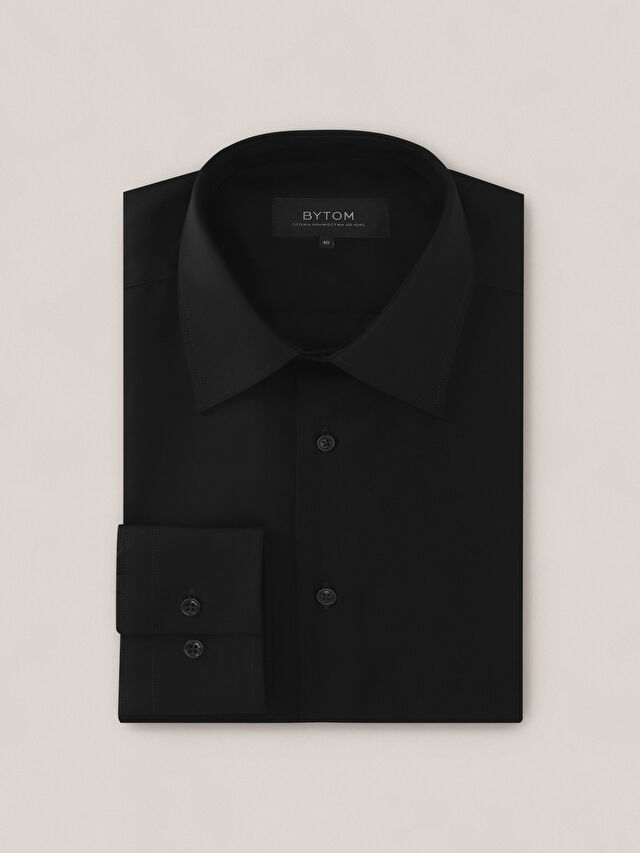 CZARNA KOSZULA HAGA DŁUGI RĘKAW