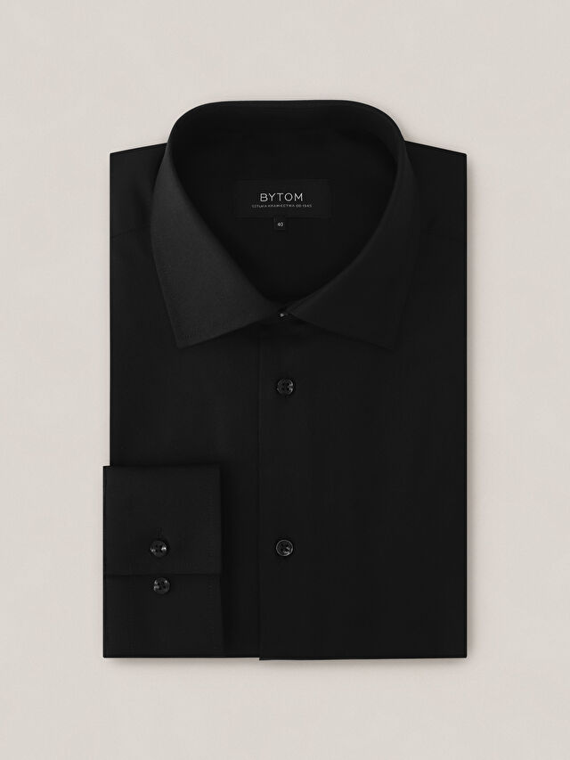 CZARNA KOSZULA ROMA DŁUGI RĘKAW