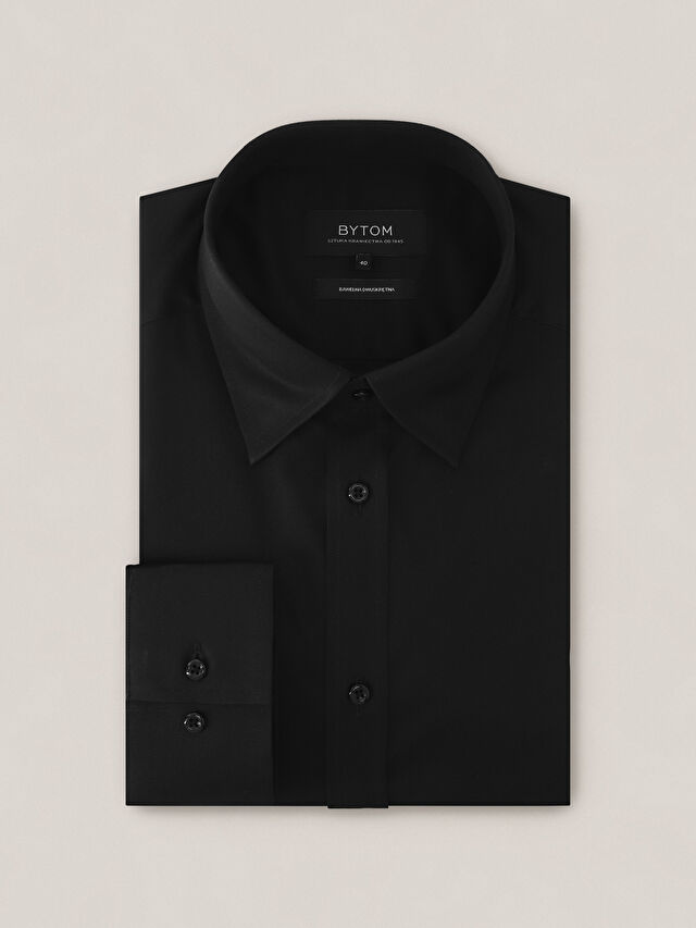 CZARNA KOSZULA CAPRI DŁUGI RĘKAW