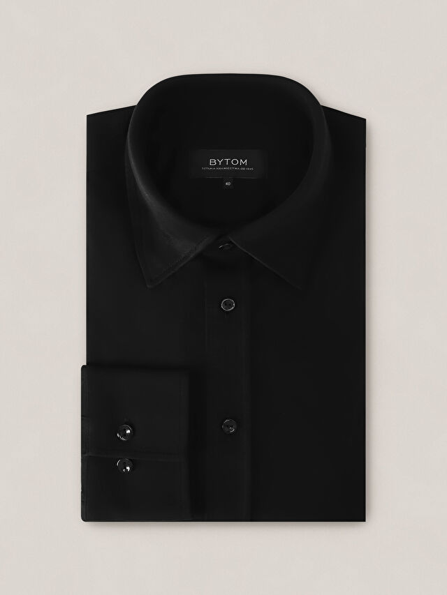 CZARNA KOSZULA CAPRI DŁUGI RĘKAW