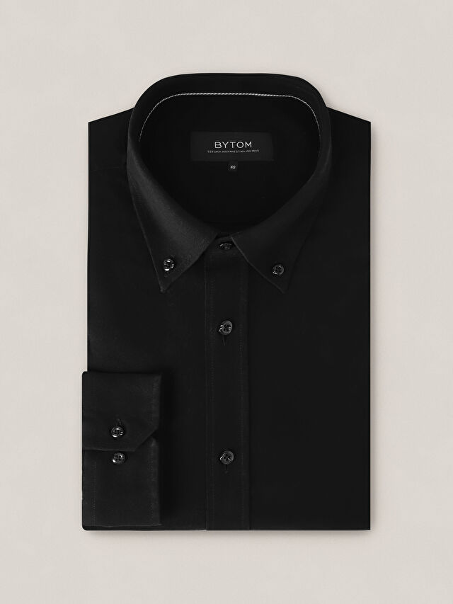 CZARNA KOSZULA MALMO DŁUGI RĘKAW