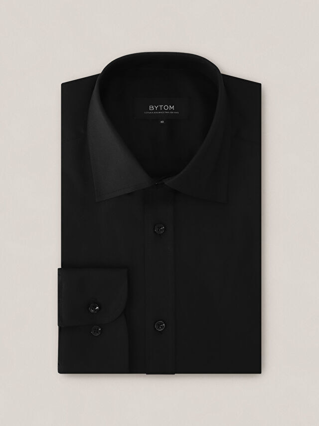 CZARNA KOSZULA ROMA DŁUGI RĘKAW