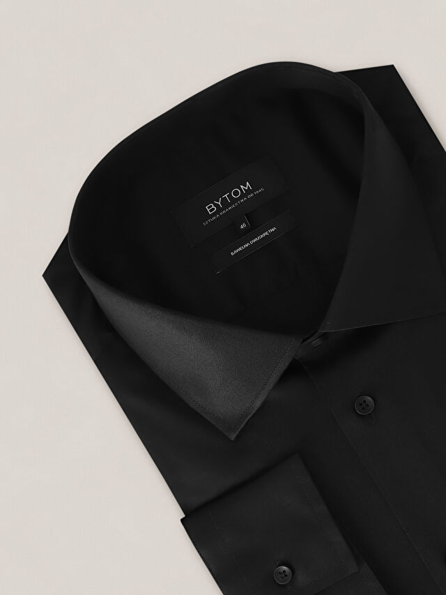 CZARNA KOSZULA ROMA DŁUGI RĘKAW