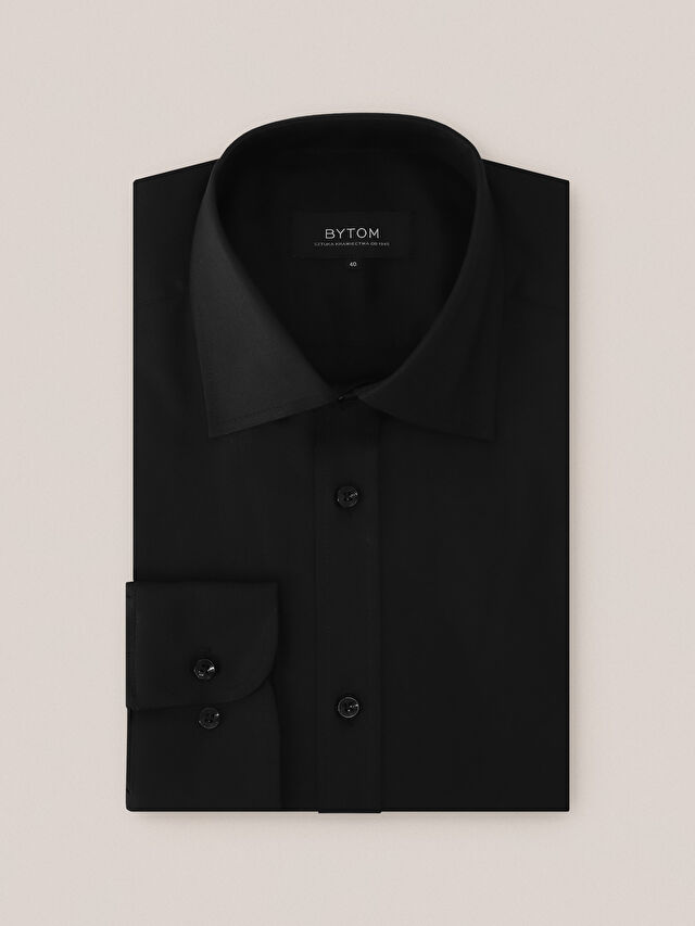 CZARNA KOSZULA ROMA DŁUGI RĘKAW