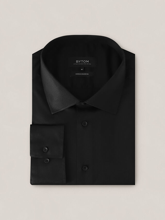 CZARNA KOSZULA ROMA DŁUGI RĘKAW