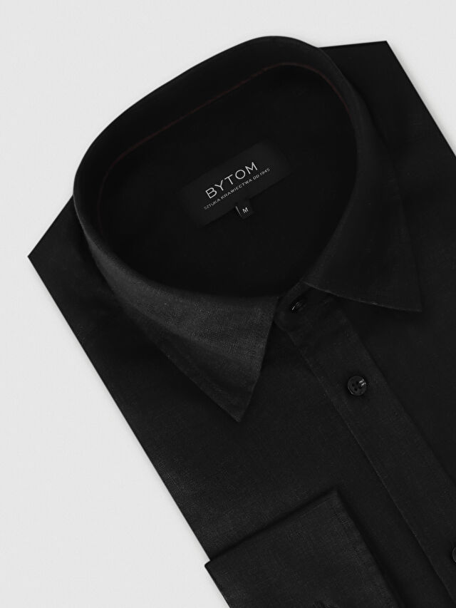 CZARNA KOSZULA CAPRI DŁUGI RĘKAW