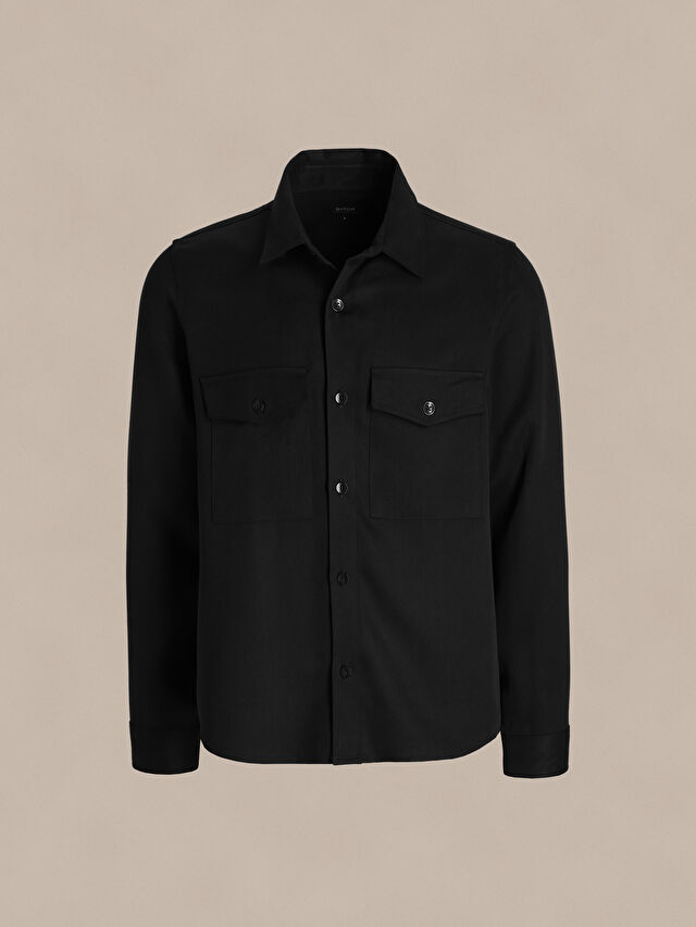 CZARNA KOSZULA DŁUGI RĘKAW