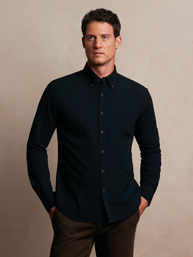 CZARNA KOSZULA DŁUGI RĘKAW