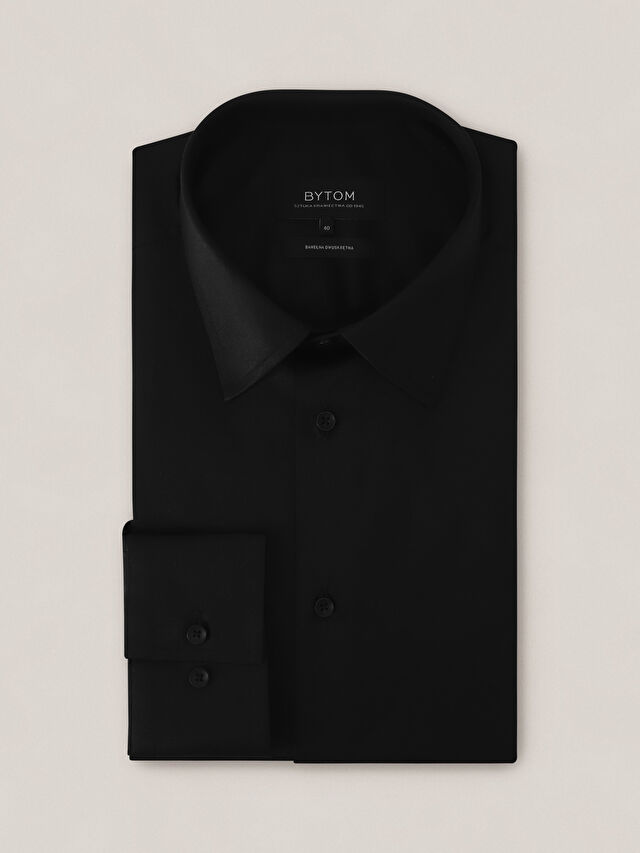 CZARNA KOSZULA LONDON DŁUGI RĘKAW