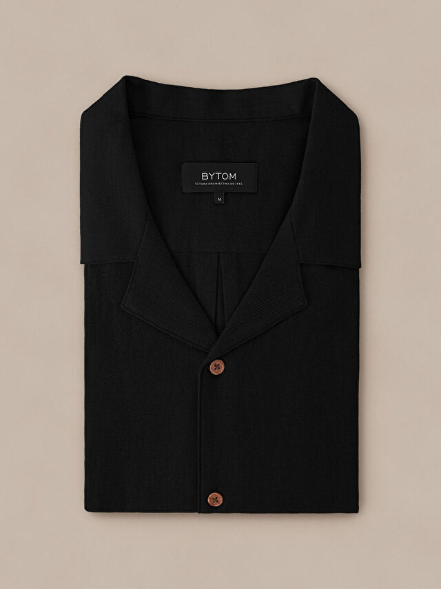 CZARNA KOSZULA KR. RĘKAW