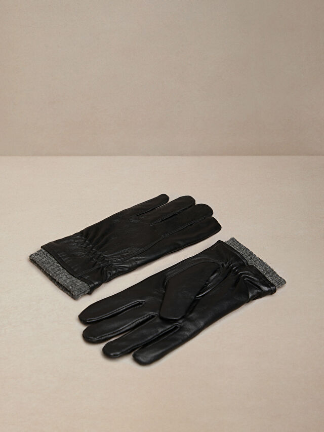 SKÓRZANE RĘKAWICZKI