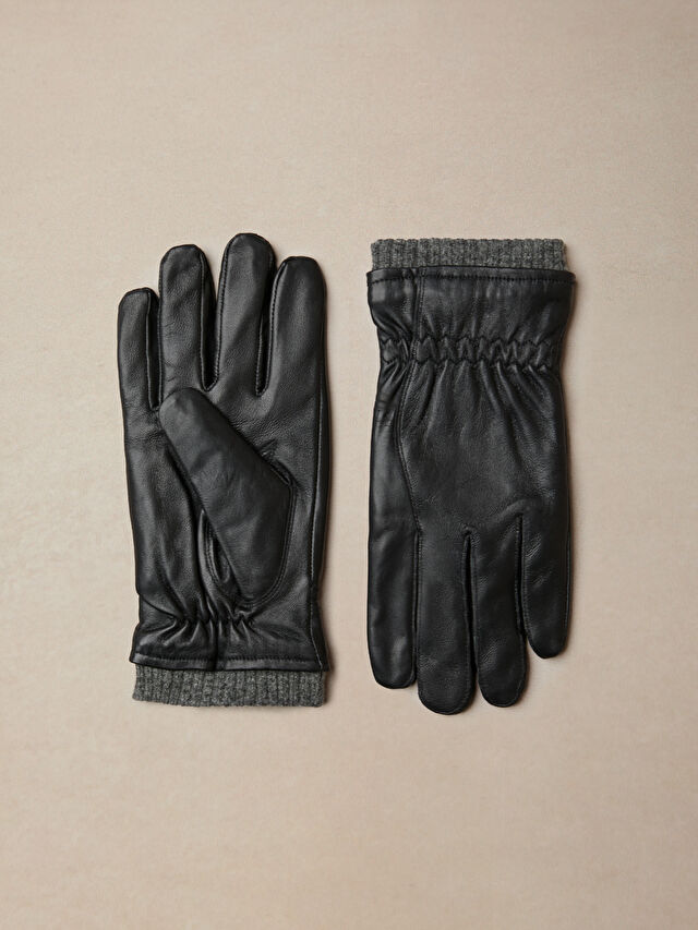 SKÓRZANE RĘKAWICZKI