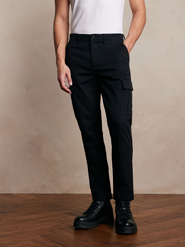 CZARNE SPODNIE BOSTON