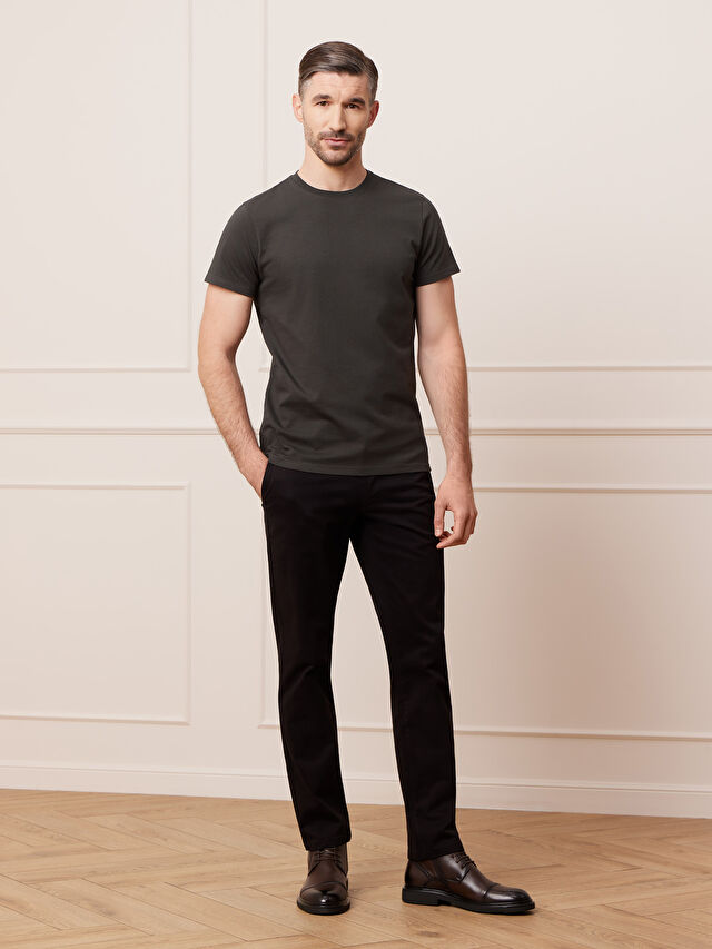 CZARNE SPODNIE DARREG