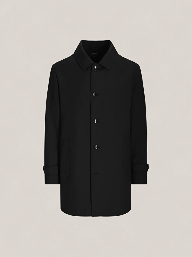 CZARNYY PŁASZCZ METZ