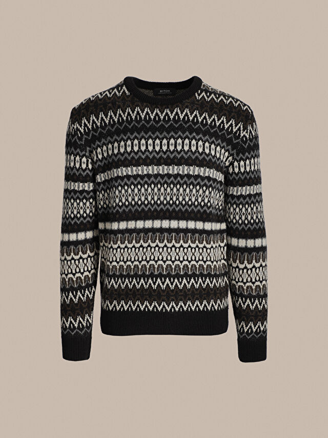 SWETER  DALE Z WEŁNĄ