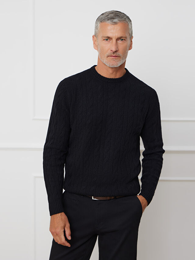 CZARNY SWETER FLINTON