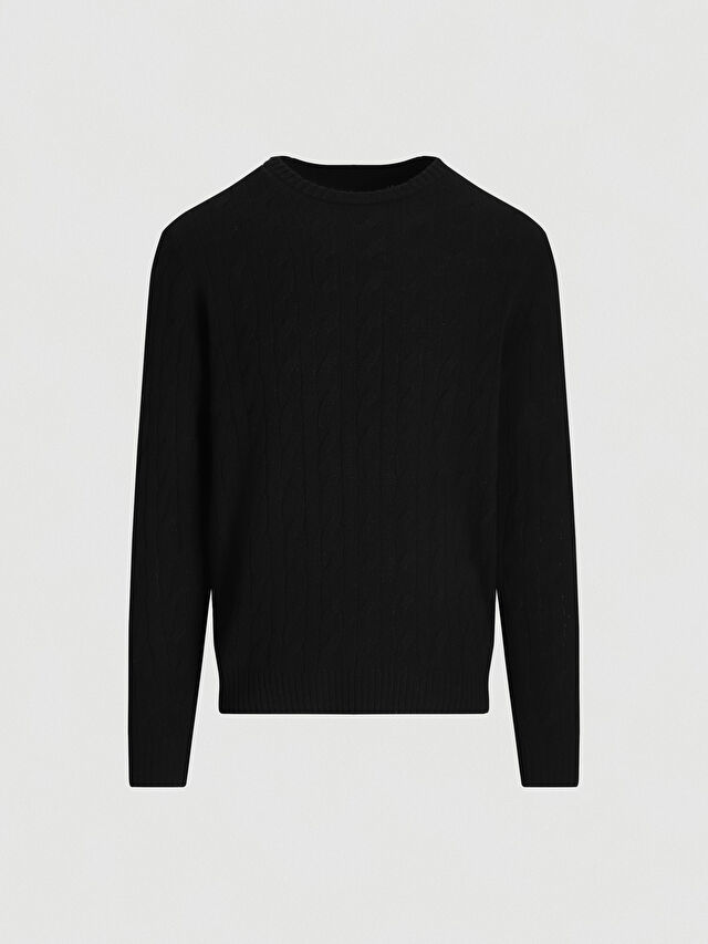 CZARNY SWETER FLINTON
