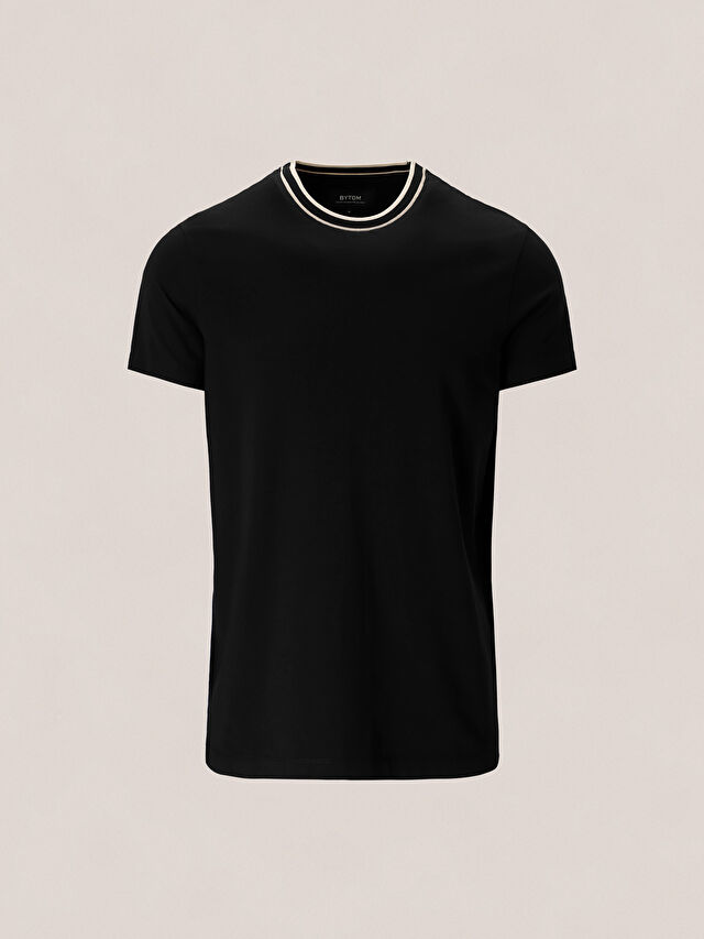 CZARNY T-SHIRT MIDDLEHAM