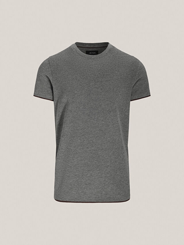 CZARNY T-SHIRT MOCKTREE