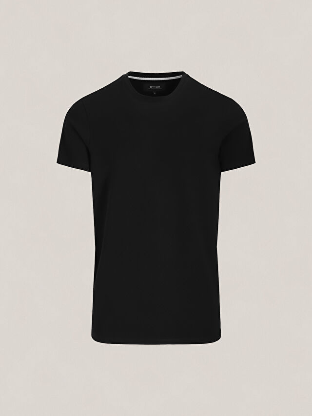 CZARNY T-SHIRT BRANSCOMBE