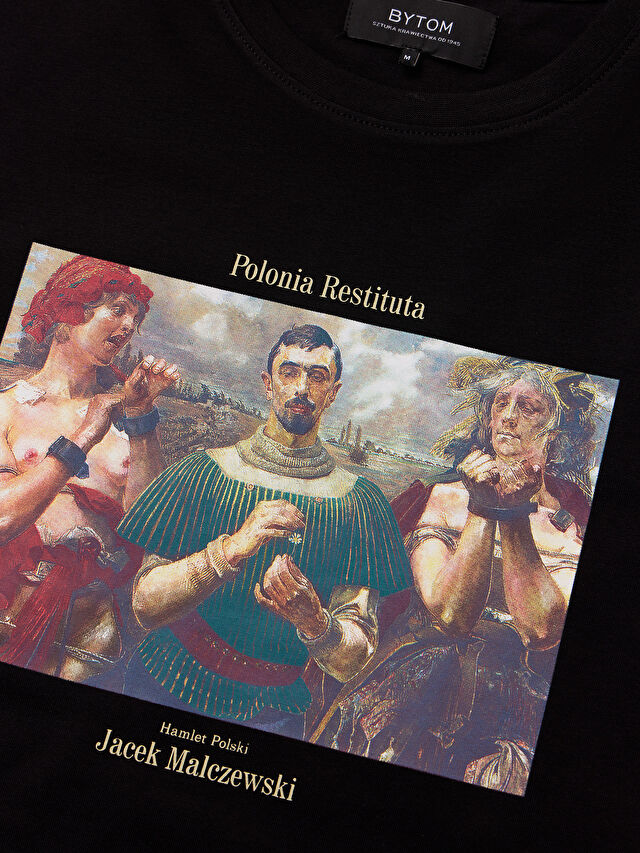CZARNY T-SHIRT MALCZEWSKI