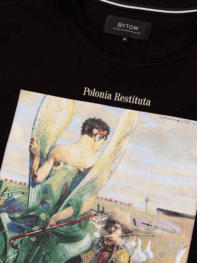 CZARNY T-SHIRT MALCZEWSKI