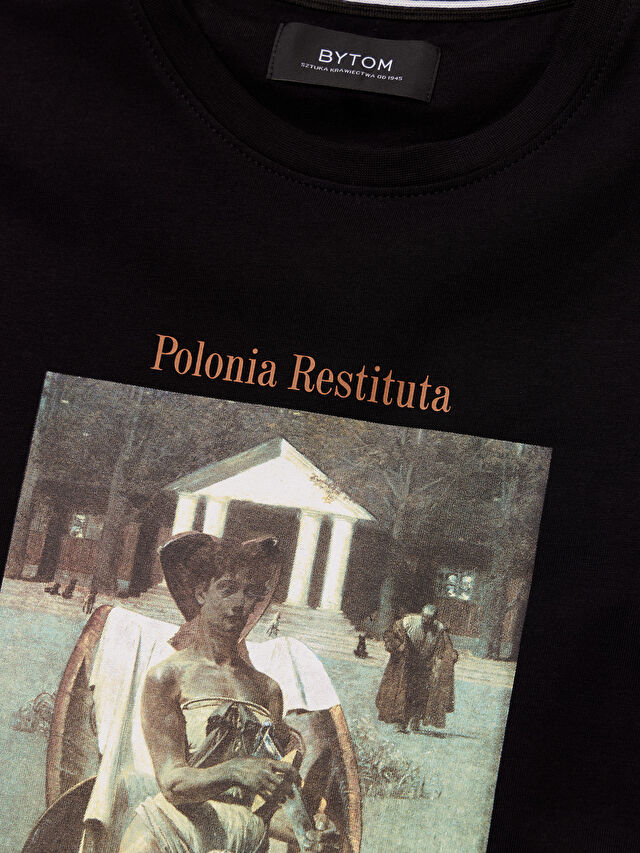 CZARNY T-SHIRT MALCZEWSKI