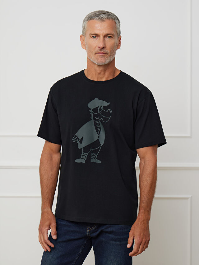 CZARNY T-SHIRT DON PEDRO