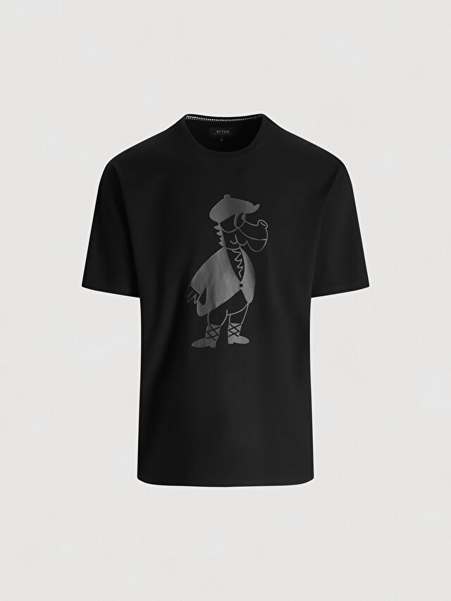 CZARNY T-SHIRT DON PEDRO