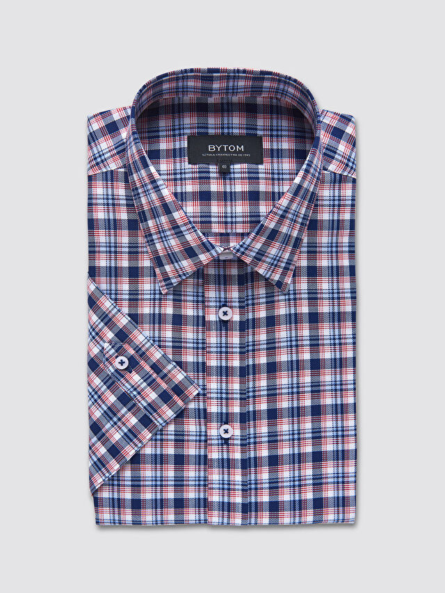 CZERWONA KOSZULA KRÓTKI RĘKAW