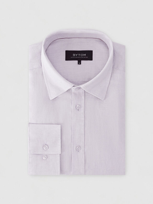 FIOLETOWA KOSZULA CAPRI DŁUGI RĘKAW