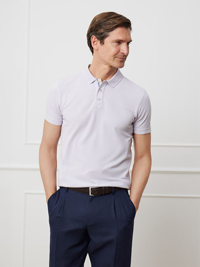 FIOLETOWE POLO NEWIN