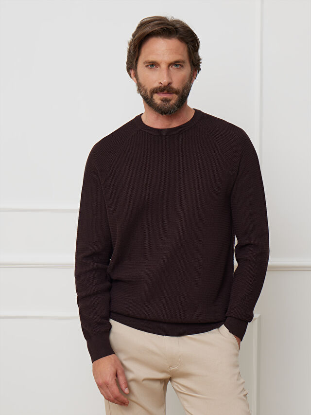 FIOLETOWY SWETER KINLAY